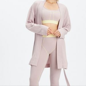 New Fabletics Waffle Robe Size S
